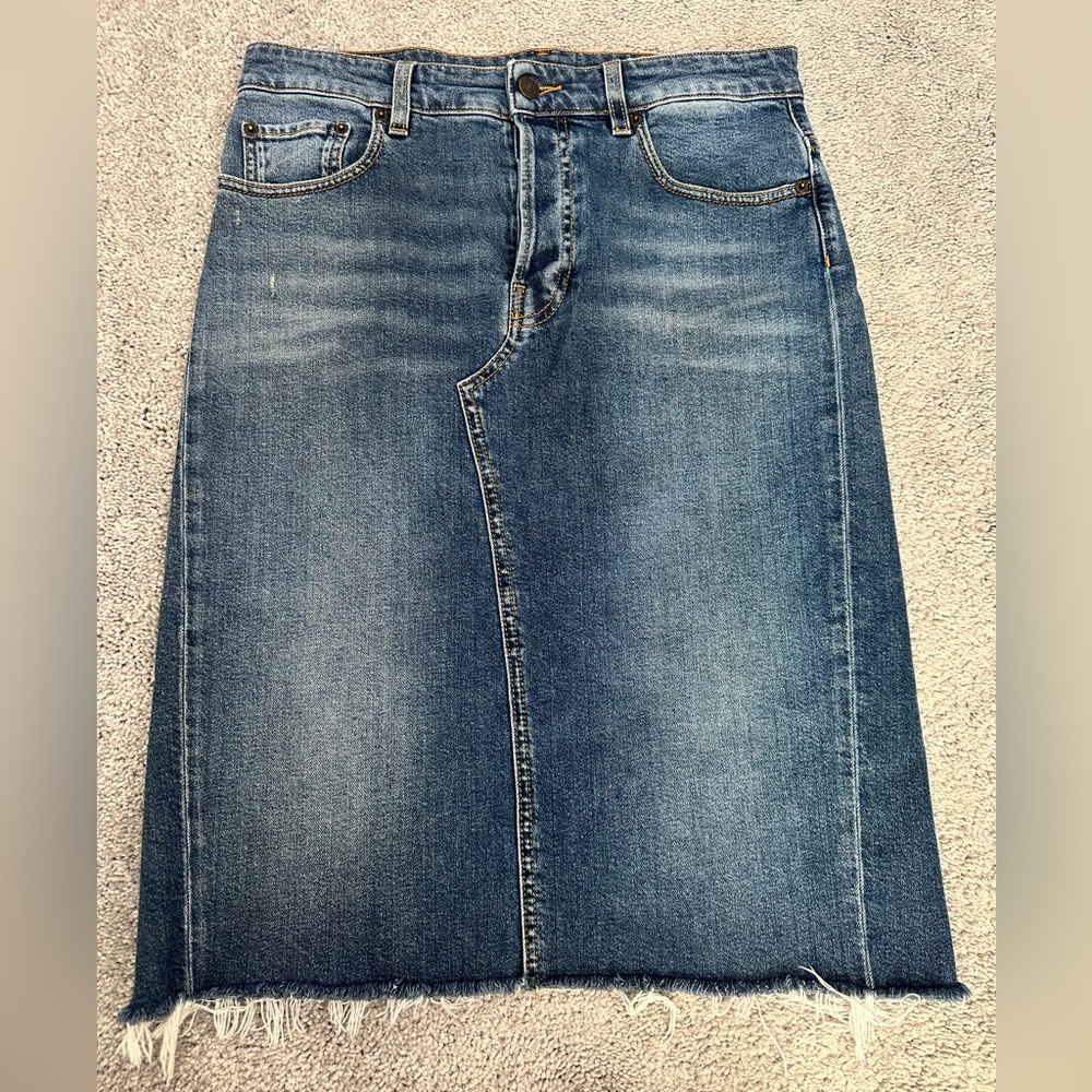 6397 Womens Denim Jean Skirt Size 29